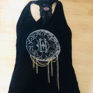Harley-Davidson embellished Tank